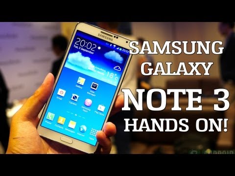 Samsung Galaxy Not 3 Ellerde! Resim 1