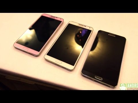 Samsung Galaxy Not 3 - Karşılaştırma - Pembe Vs Beyaz Vs Siyah Renk!