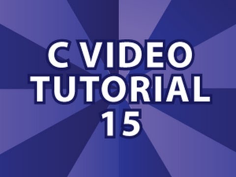 C Eğitim Videosu 15