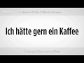 Nasıl Kahve Almanca Olarak Sipariş | Almanca Dersleri Resim 3