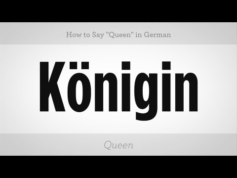 Ne Demek "kraliçe" Almanca | Almanca Dersleri Resim 1