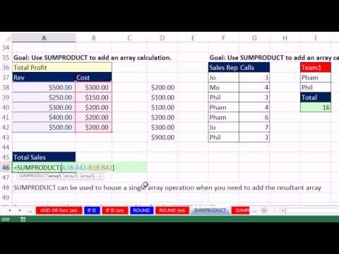Highline Excel 2013 Sınıf Video 17: Topla İşlevi Giriş