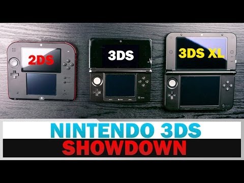 Nintendo 3Ds 3Ds Xl Vs Vs 2Ds