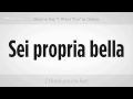 "ben İstiyorum" İtalyancada Nasıl | İtalyan Ders Resim 3
