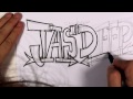 Jas Derin Adı Yazma Grafiti #41 50 İsim Tanıtım Tasarım Resim 3