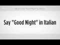 Ne Demek "iyi Geceler" İtalyanca | İtalyan Ders Resim 4