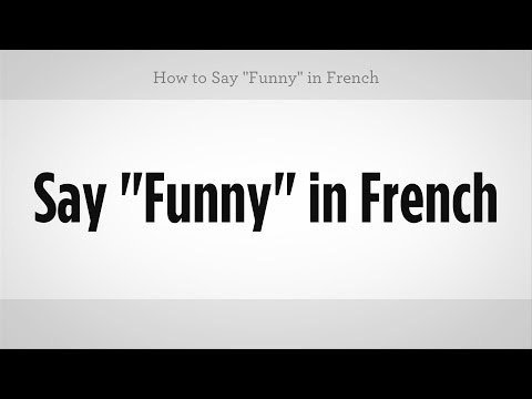 Fransızcada "komik" Demeyi | Fransızca Dersi