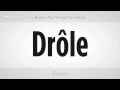 Fransızcada "komik" Demeyi | Fransızca Dersi