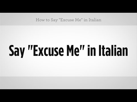 "özür Dilerim" İtalyancada Nasıl | İtalyan Ders Resim 1