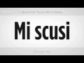 "özür Dilerim" İtalyancada Nasıl | İtalyan Ders Resim 3