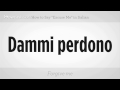 "özür Dilerim" İtalyancada Nasıl | İtalyan Ders Resim 4
