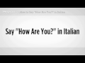 "nasılsın" İtalyancada Nasıl | İtalyan Ders Resim 4