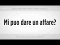 Nasıl Yapılır: De Ki "ne Kadar Bu" İtalyanca | İtalyan Ders Resim 4
