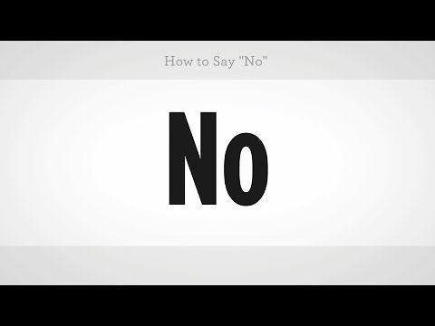 Nasıl "hayır" Demek İçin | Mandarin Çincesi