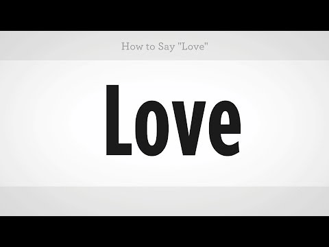 "aşk" Demeyi | Mandarin Çincesi Resim 1