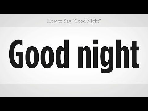 Ne Demek "iyi Geceler" | Mandarin Çincesi Resim 1