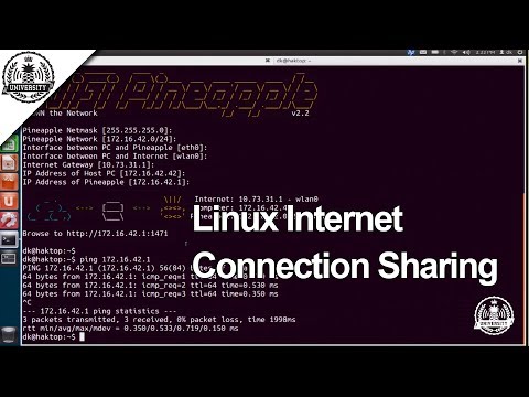 Linux Internet Bağlantı Paylaşımı - Wifi Ananas Mark V - Ananas Üniversitesi