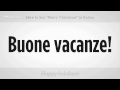 Ne Demek "mutlu Noeller" İtalyanca | İtalyan Ders Resim 3