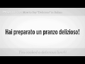 Ne Demek "lezzetli" İtalyanca | İtalyan Ders Resim 3