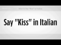 "italyancada Öpücük" Demeyi | İtalyan Ders Resim 4