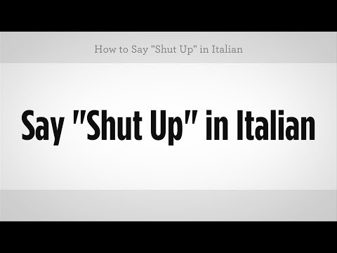 "italyancada Kapa Çeneni" Demeyi | İtalyan Ders Resim 1