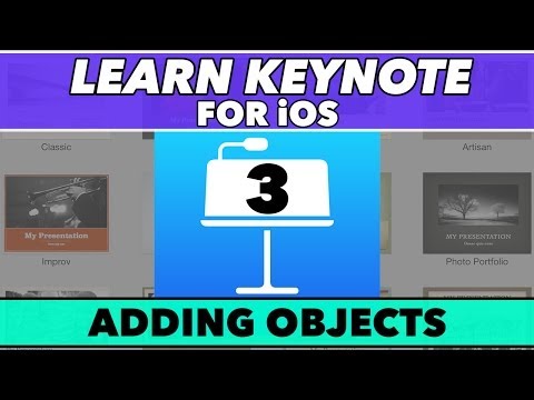 Keynote Ios Öğretici #3 - Nasıl İçin Nesne Ekle