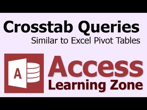 Microsoft Access - Excel Tabloları Pivot İçin Benzer Çapraz Sorgularda