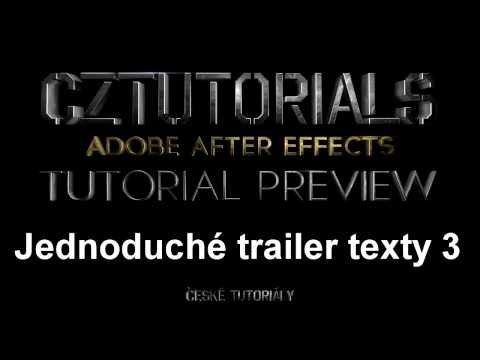 Ae_Jednoduché Trailer Texty 3 Öğretici Önizleme Resim 1