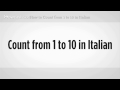 1-10 İtalyan Saymak Nasıl | İtalyan Ders Resim 4