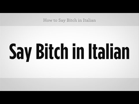 İtalyanca "sürtük" Demeyi | İtalyan Ders