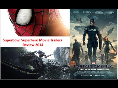 Superbowl Süper Kahraman İnceleme 2014 Römorkları: Örümcek Adam, Captain America, Transformatörler