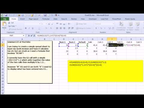 Bay Excel Ve Excelisfun Hile 151: Koymak 1 Ve 2 Formülleri 2 Koşullara Bağlı Hücre İçine: Eğer Veya Seç'i Resim 1