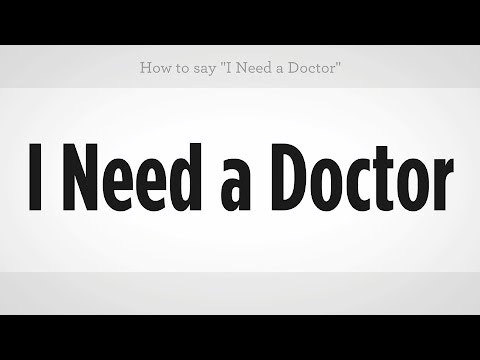 "bana Bir Doktor Lazım" Demeyi | Mandarin Çincesi