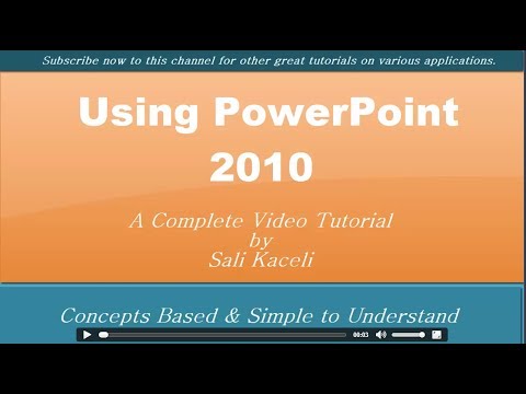 Powerpoint 2010: Öğretici Özelliklerinden En Basit Gelişmiş