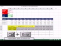 Excel Sihir Numarası 1072: Koşullu Olarak Kısmi Başlangıç Ayı, Son Ay Ve Ürün Göre Satır Biçimlendirme
