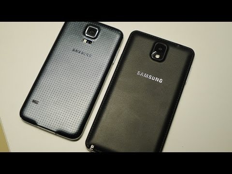 Samsung Galaxy S5 Vs Galaxy Not 3 - Quick Look!