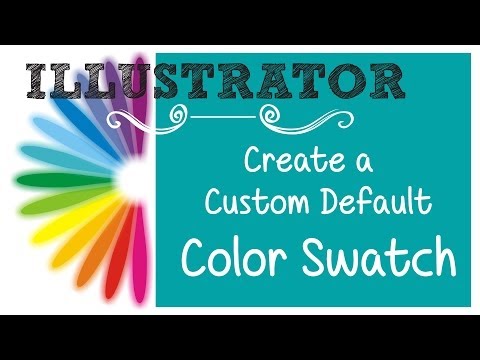 Illustrator Özel Varsayılan Renk Örneği