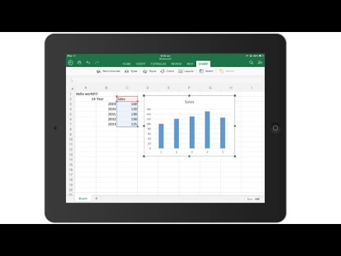 Excel İçin İpad - Giriş Ve Demo | Exceltutorials