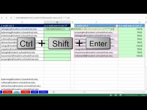 Excel Büyü Hüner 1099: 2 Listeleri Noktalı Virgül Tutarsızlıklar, Excel Tablo İçin Dinamik Aralığı İle Karşılaştırın