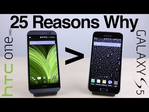 25 Nedenleri Neden Htc Bir (M8) Galaxy S5 Daha İyi