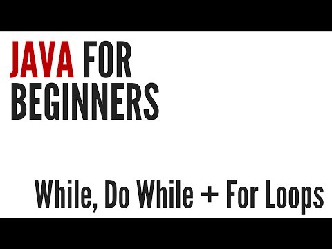Yeni Başlayanlar İçin Java: Süre, Süre Ve Döngüler İçin (7/10) Resim 1