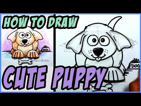 Bir Köpek Yavrusu Adım Adım Çizmek İçin Nasıl | Mat
