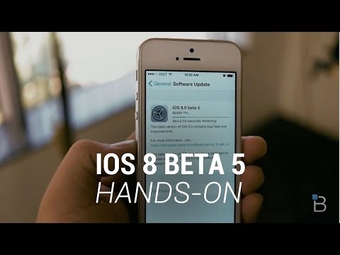 Ios 8 Beta 5 Uygulamalı - Kontrol Dışarı Tüm Belgili Tanımlık Yeni Güncelleştirmek!