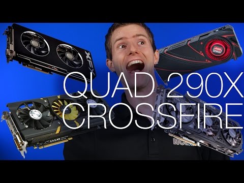 Dört R9 Crossfire 4K Kriterler (Yeniden Yükleme) X 290