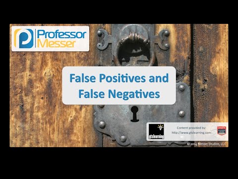 Yanlış Pozitif Ve Yanlış Negatif - Sık Güvenlik + Sy0-401: 2.1