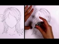 Nasıl Manga - Omuz Uzunluk Saç (Kız) Çizmek İçin | Mıt Resim 4