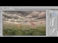 Photoshop Tutorial | Fotoğraf Manipülasyon Düzenleme | Zürafa Üzerinde Işık Efektleri Resim 4