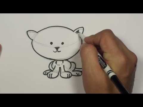 Bir Karikatür Kedi Çizmeyi | Mat