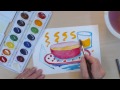 Çocuklar İçin Basit Resim Dersleri | Nasıl Çizmek Ve Bir Kase Çorba Boya | Cp Resim 4