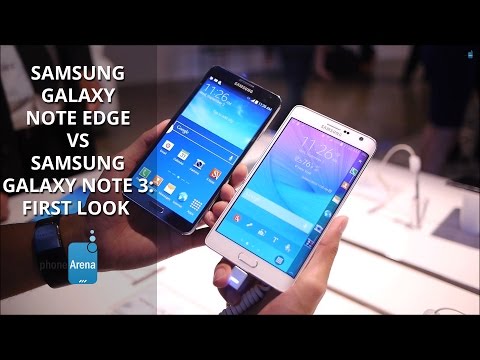 Samsung Galaxy Not Edge Vs Samsung Galaxy Not 3: İlk Bakış
